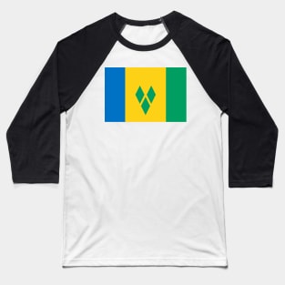 Flag of Saint Vincent and Grenadines Baseball T-Shirt